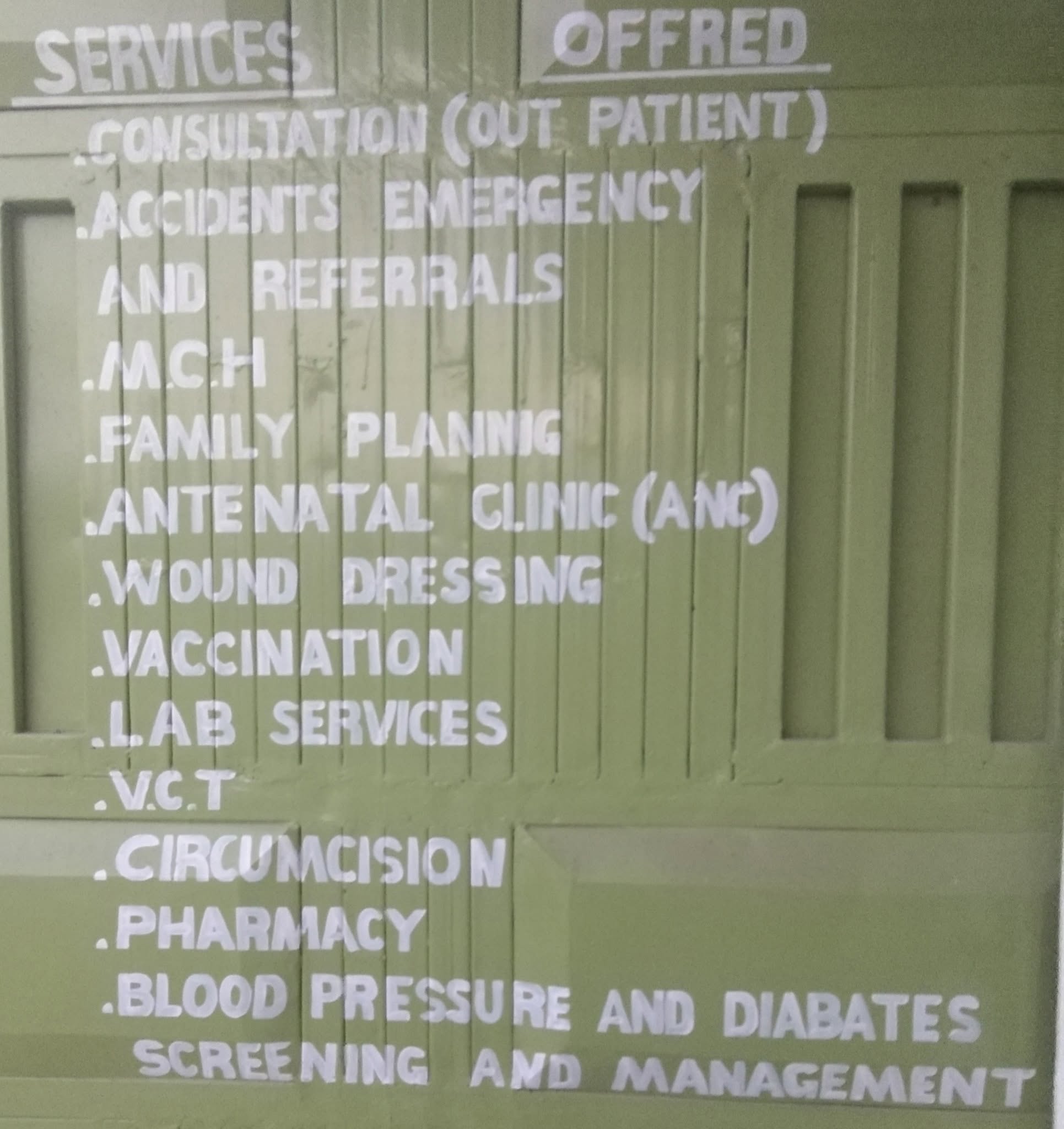 Hospital services